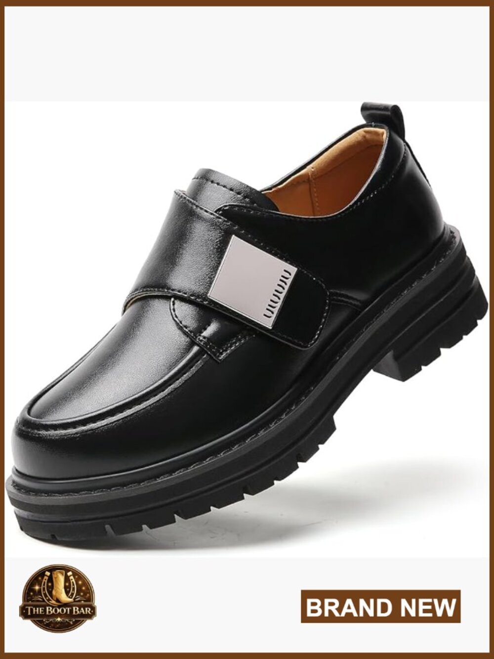 Women's Chunky Platform Loafers Slip-on Round Toe Cushioned Non-slip Office